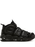X Supreme Air More Uptempo Suptempo Black Sneakers