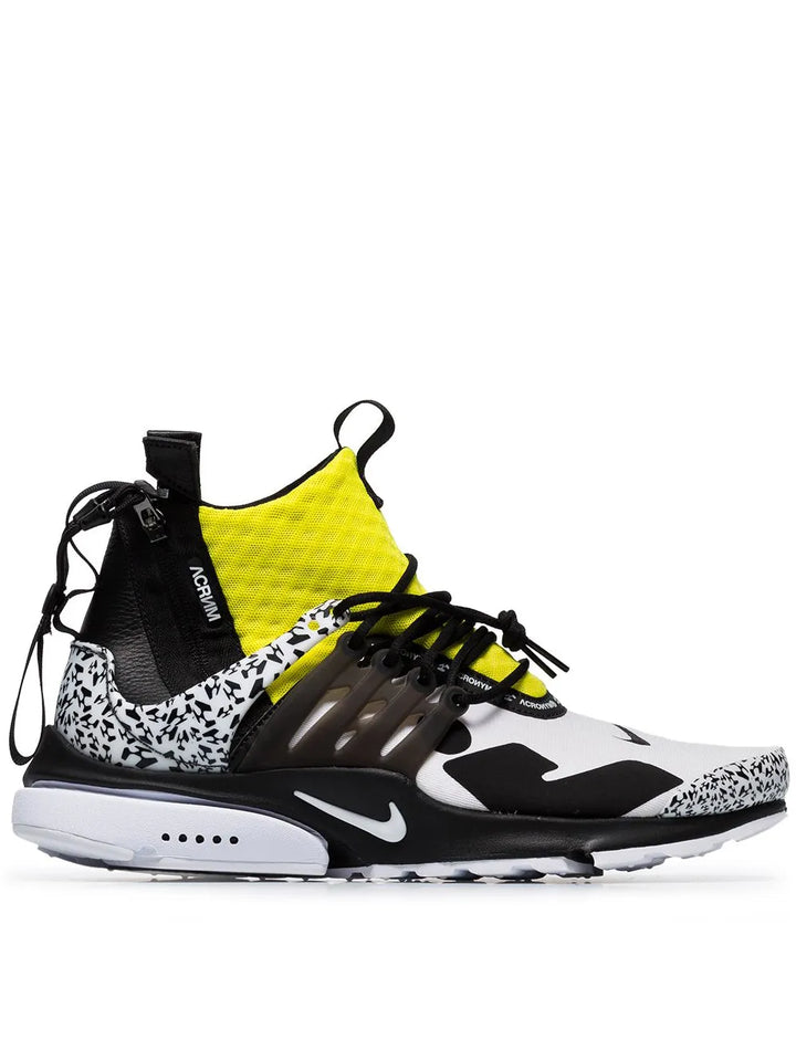 X Acronym Air Presto Mid Dynamic Yellow Sneakers