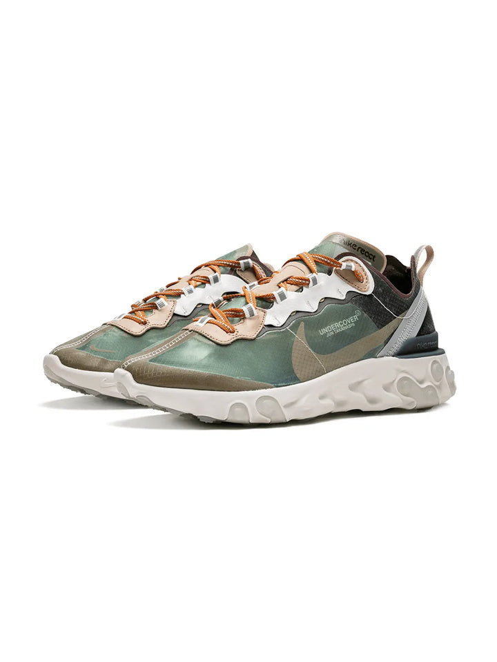 X Undercover React Element 87 Green Mist Sneakers