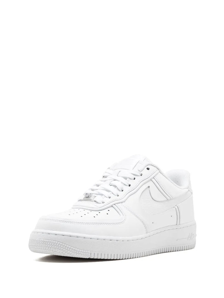 X John Elliott Air Force 1 Triple White Sneakers