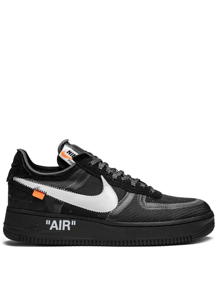 X Off-White The 10: Air Force 1 Low Black Sneakers