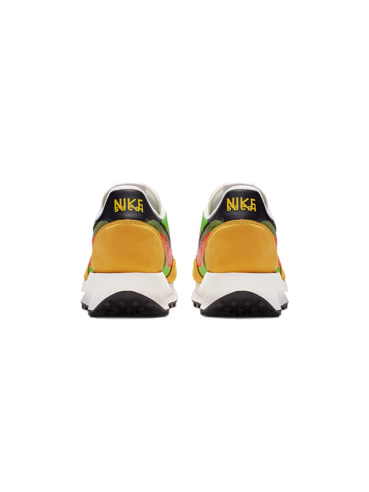 X Sacai Ldwaffle Green Gusto Sneakers