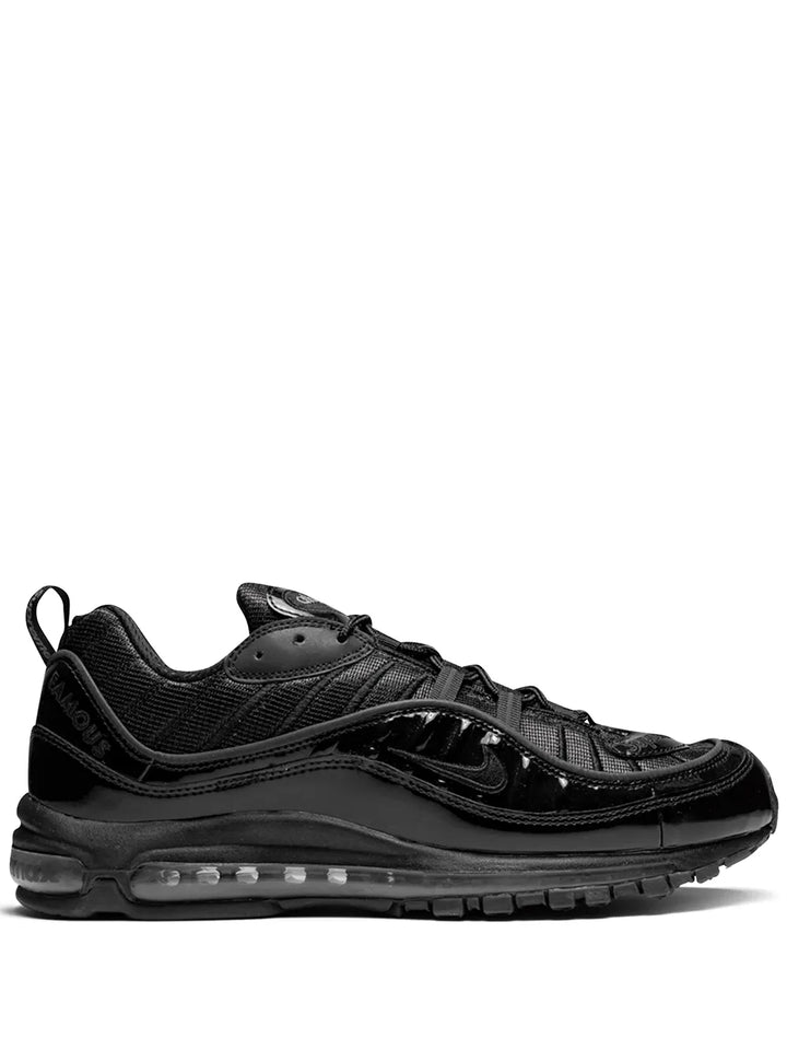 X Supreme Air Max 98 Black Sneakers