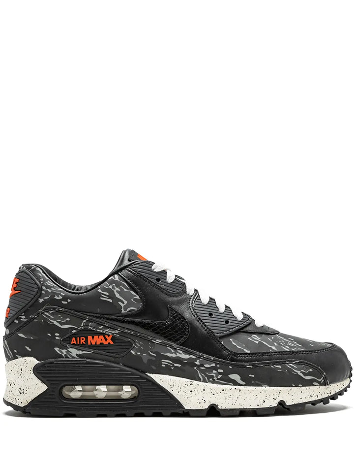 X Atmos Air Max 90 Premium Black Tiger Camo Sneakers