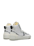 X Sacai Blazer Mid Triple White Sneakers