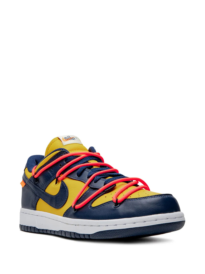 X Off-White Dunk Low University Gold Sneakers