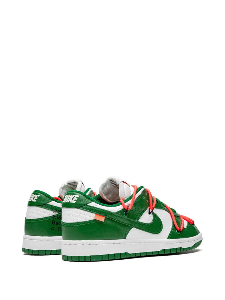 X Off-White Dunk Low Pine Green Sneakers