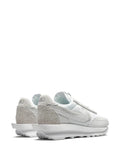 X Sacai Ldwaffle White Nylon Sneakers