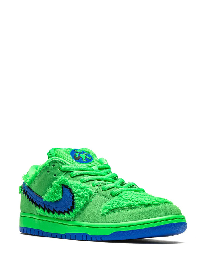 X Grateful Dead Sb Dunk Low Green Bear Sneakers