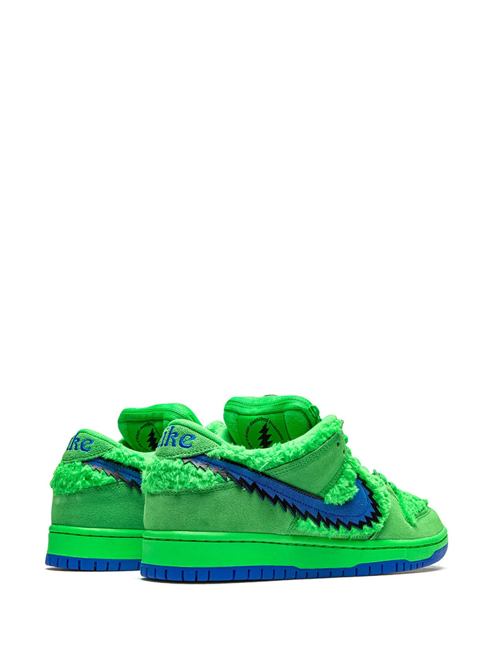X Grateful Dead Sb Dunk Low Green Bear Sneakers