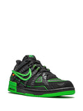 X Off-White Air Rubber Dunk Green Strike Sneakers