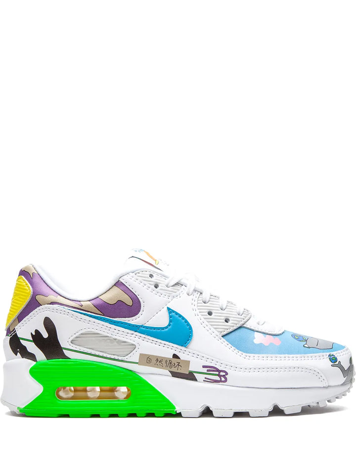 X Ruohan Wang Flyleather Air Max 90 Qs Sneakers