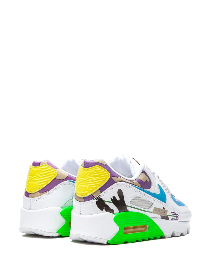 X Ruohan Wang Flyleather Air Max 90 Qs Sneakers