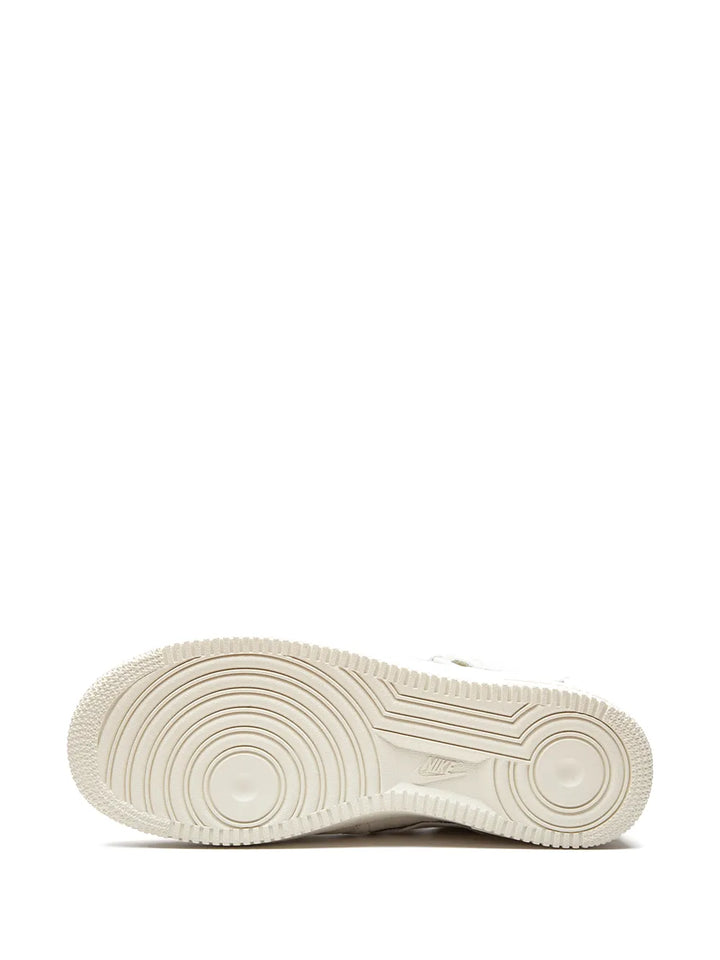 X Comme Des Gar n Air Force 1 Mid White Sneakers