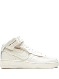 X Comme Des Gar n Air Force 1 Mid White Sneakers