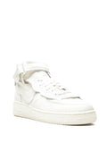 X Comme Des Gar n Air Force 1 Mid White Sneakers
