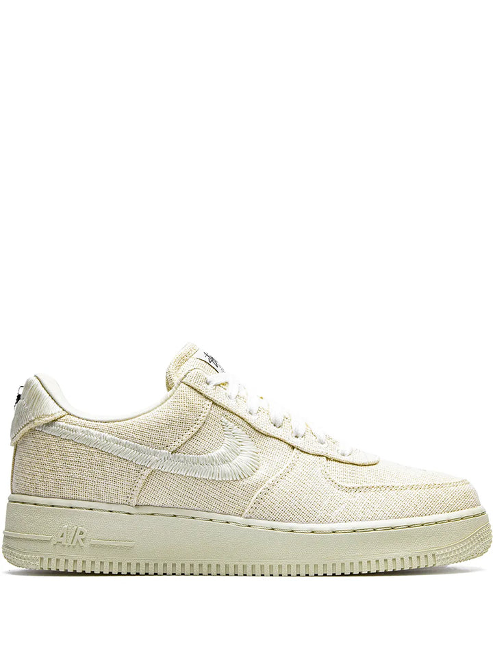X Stussy Air Force 1 Low Fossil Sneakers