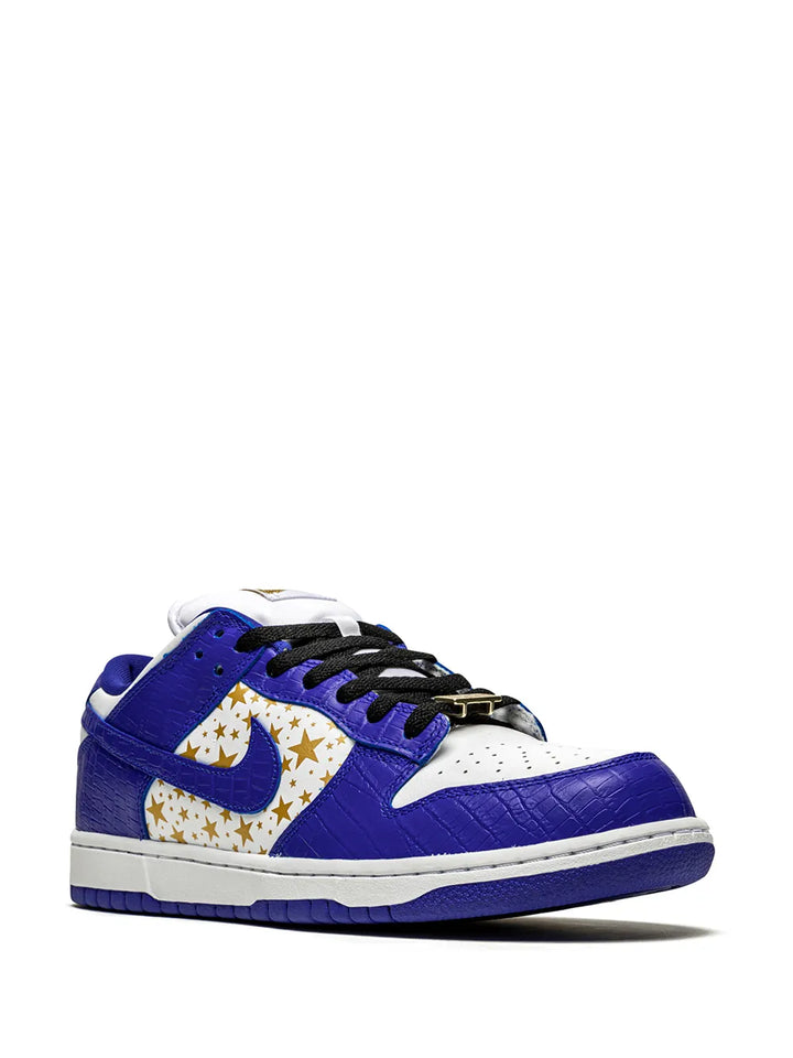 X Supreme Sb Dunk Low Stars/Hyper Blue Sneakers