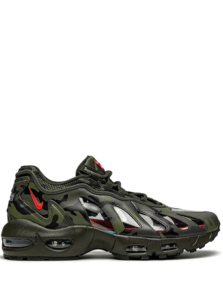 X Supreme Air Max 96 Camo Sneakers