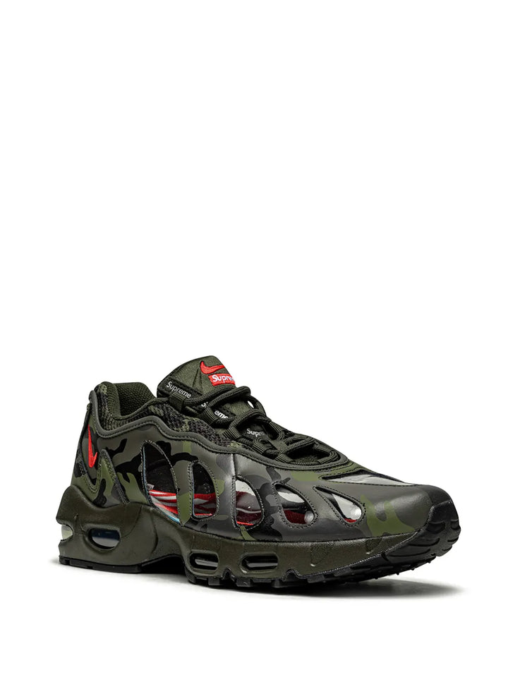 X Supreme Air Max 96 Camo Sneakers