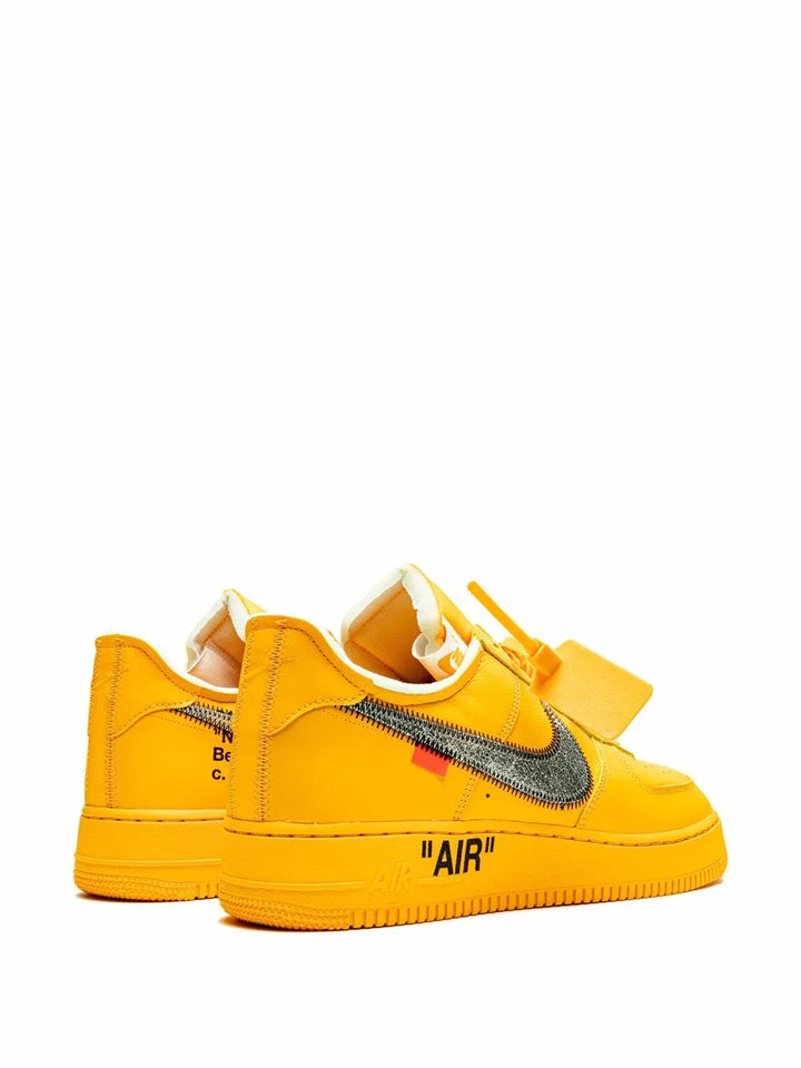 X Off-White Air Force 1 Low University Gold Sneakers