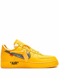 X Off-White Air Force 1 Low University Gold Sneakers