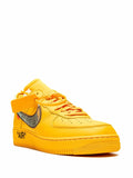 X Off-White Air Force 1 Low University Gold Sneakers