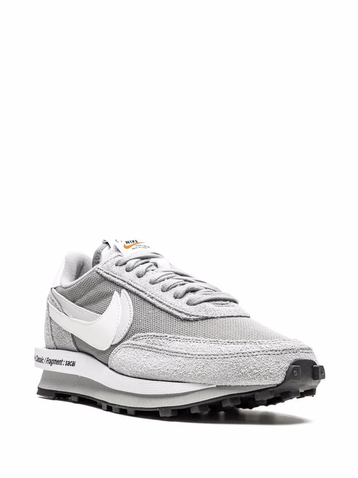 X Sacai X Fragments Ldwaffle Grey Sneakers