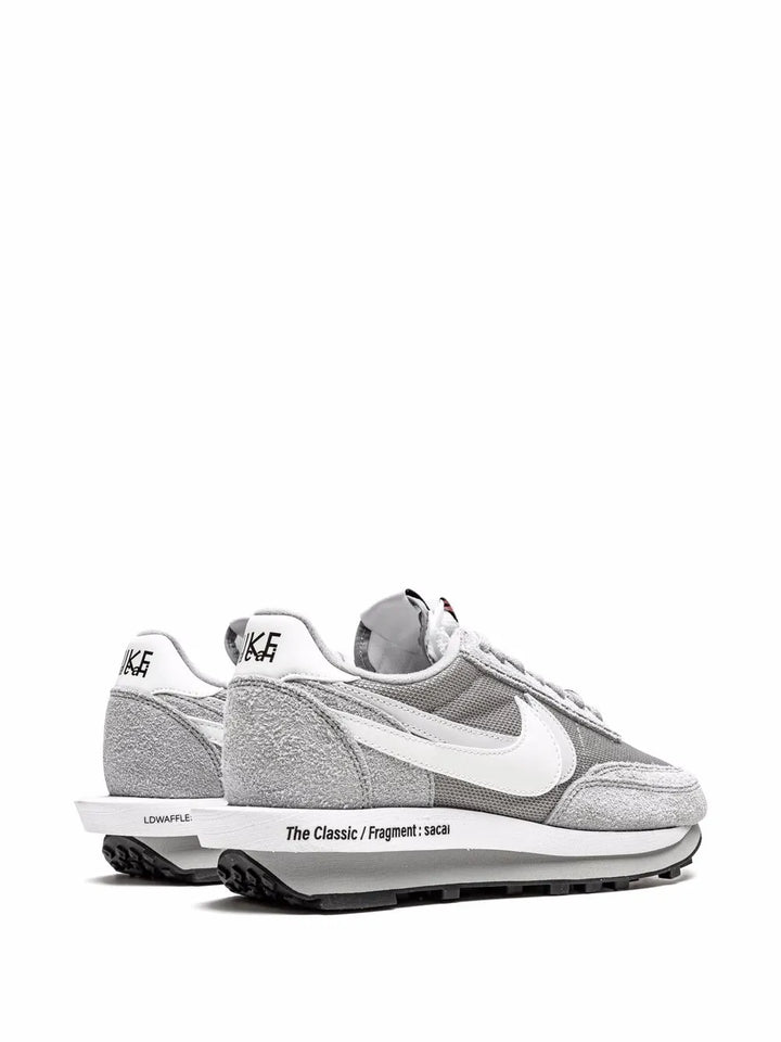X Sacai X Fragments Ldwaffle Grey Sneakers