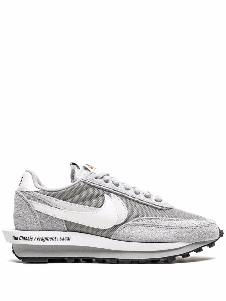 X Sacai X Fragments Ldwaffle Grey Sneakers
