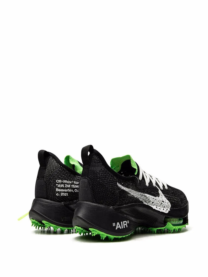 X Off-White Air Zoom Tempo Next% Scream Green Sneakers