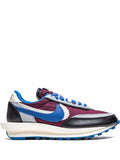 X Sacai X Undercover Ldwaffle Night Maroon Sneakers