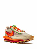 X Sacai X Clot Ldwaffle Net Orange Blaze Sneakers