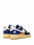 X Undefeated Air Force 1 Low Blue Croc Sneakers