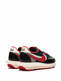 X Undercover X Sacai X Ldwaffle Midnight Spruce University Red Sneakers