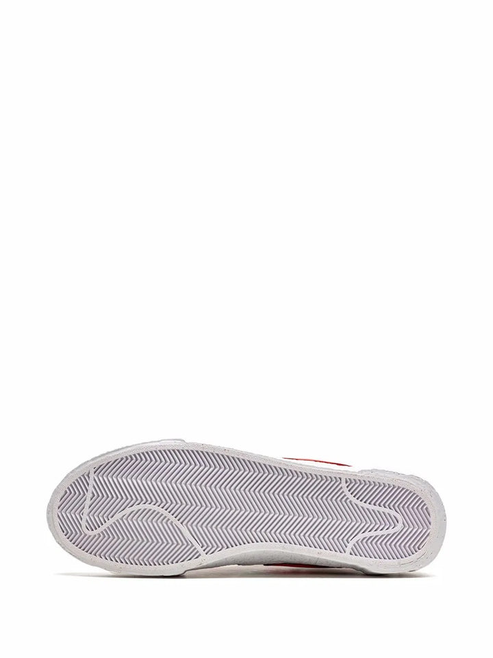 X Kaws X Sacai Blazer Low Red Sneakers
