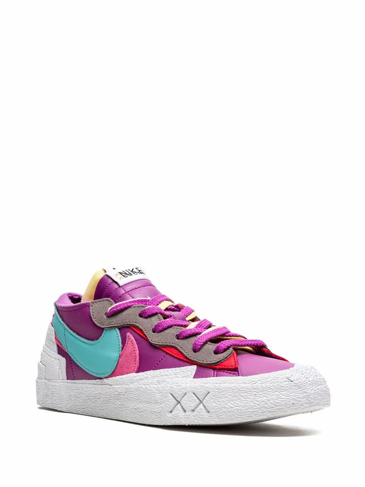 X Sacai X Kaws Blazer Low Purple Dusk Sneakers