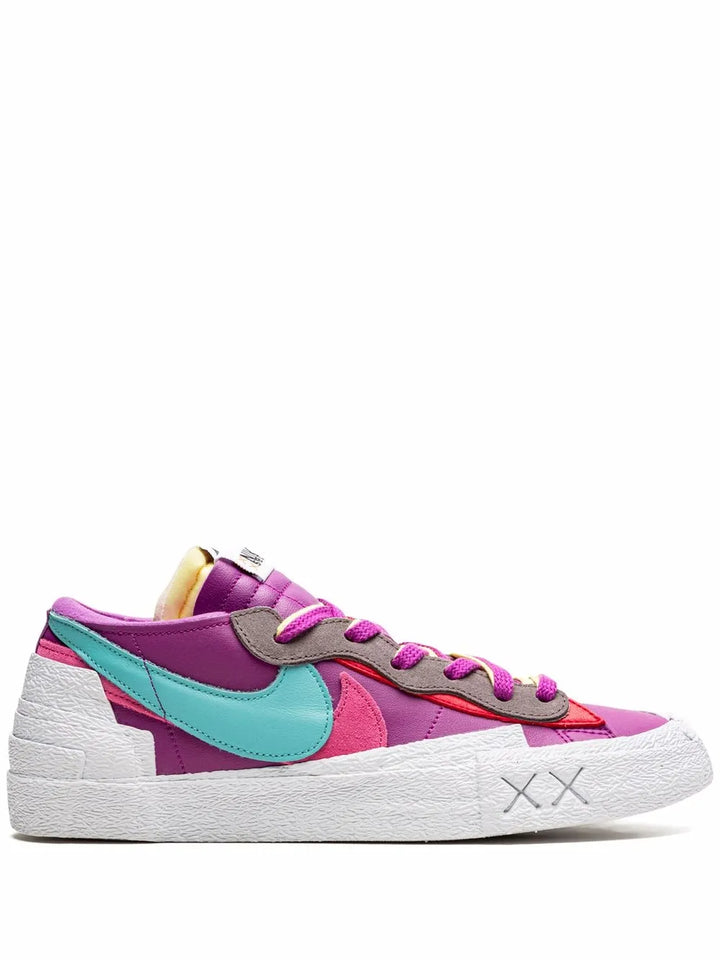 X Sacai X Kaws Blazer Low Purple Dusk Sneakers