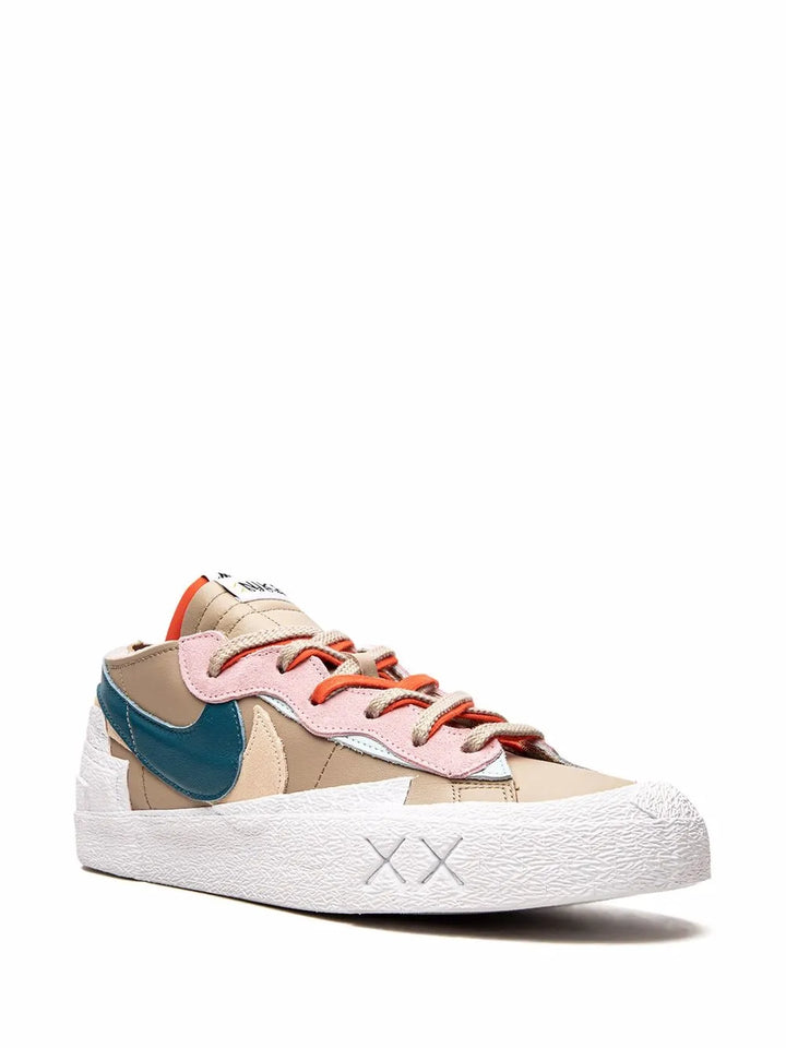 X Sacai X Kaws Blazer Low Reed Sneakers