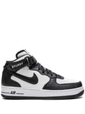 X St sy Air Force 1 Mid Light Bone Black Sneakers