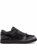 X Dover Street Market Dunk Low Triple Black Velvet Sneakers