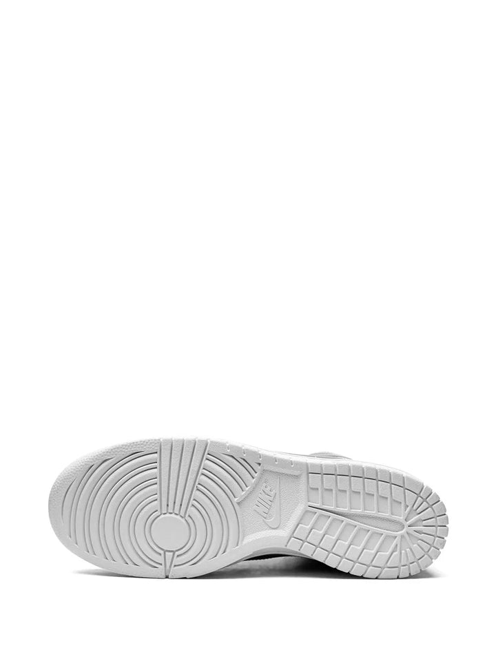 X Clot Dunk High Metallic Silver Sneakers