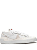 X Sacai Blazer Low White Patent Leather Sneakers