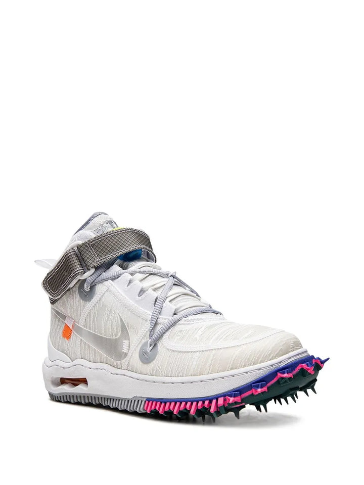 X Off-White Air Force 1 Mid White Sneakers
