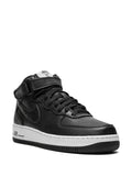 X Stussy Air Force 1 Mid Black Sneakers