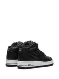 X Stussy Air Force 1 Mid Black Sneakers