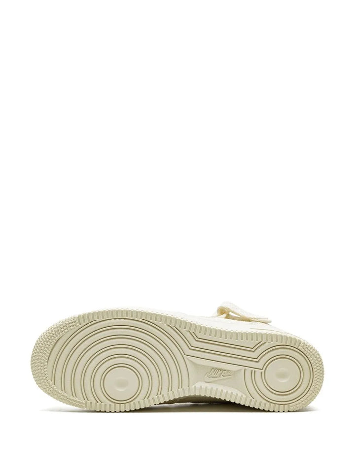 X Stussy Air Force 1 Mid Fossil Sneakers