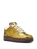 X Louis Vuitton Air Force 1 Low Virgil Abloh - Metallic Gold Sneakers