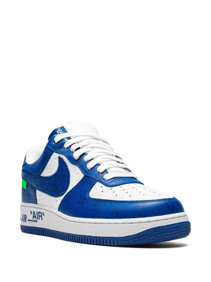 X Louis Vuitton Air Force 1 Low Virgil Abloh - White/Blue Sneakers