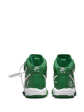X Off-White Air Force 1 Mid Pine Green Sneakers